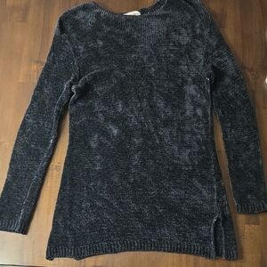 VINTAGE Cambridge Dry Good Long Sleeve Sweater- Charcoal